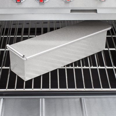 RK Bakeware China Foodservice NSF Glazed Pullman Loaf Pan Aluminized Steel Sliding Cover Nonstick Pullman Pan Pan