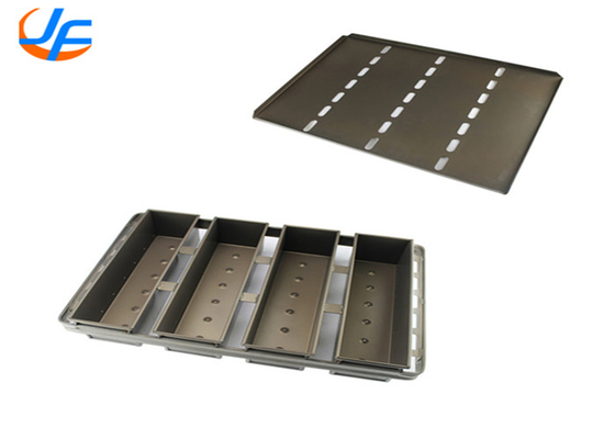 RK Bakeware China Foodservice NSF Drop On Bread Pan tapa Alumínio Pullman Pan, não pega Toast Pan Pan