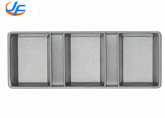 RK Bakeware China- 4 Faixas Panas de Pão de Alumínio Não Adesivo/ Pan de Pão Aluminizado