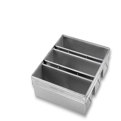 Rk Bakeware China-Chicago Metallic Industrial 4 Correias Silício vidrado Nonstick Pullman Molde de Pão