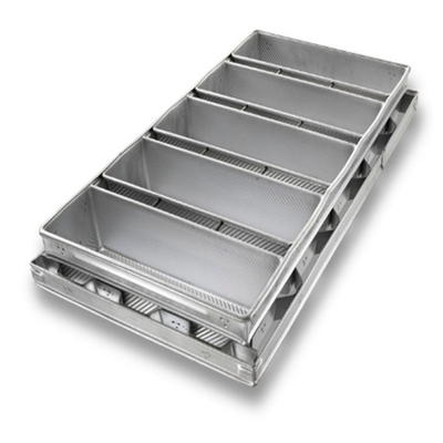 Rk Bakeware China-Chicago Metallic Industrial 4 Correias Silício vidrado Nonstick Pullman Molde de Pão