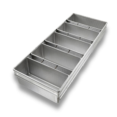 Rk Bakeware China Manufacturer-4 Strap Glazed Aluminized Steel Pullman Pan Pan Pan/ Tank Pan Pan/ Vienna Pan Pan