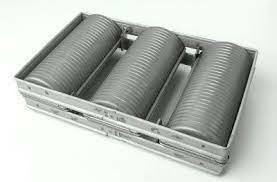 RK Bakeware China Foodservice NSF Telfon Nonstick Personalizado 5 fileiras Baguette Pan Pan Pan