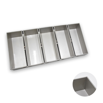 Rk Bakeware China-Chicago Metallic Silicone Glazed 5 Strap Moulds Open Top