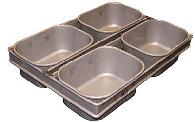 Rk Bakeware China-600g Nonstick 4 Faixas Farmácia Pan Branco Sandwich Pão