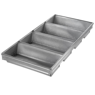 Rk Bakeware China-Foodservice 41145 Grelha de pão de fogão de aço aluminizado com 4 tiras