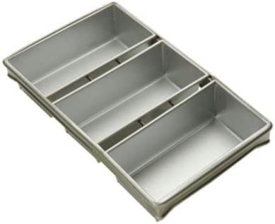 Rk Bakeware China-Foodservice 41145 Grelha de pão de fogão de aço aluminizado com 4 tiras