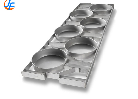 RK Bakeware China-American Pan Auto Bake Serpentine Line 8 Donut Cake Tray Para Padarias Industriais