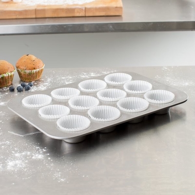 RK Bakeware China-12 Cup 3 Oz Nonstick Muffin Pan