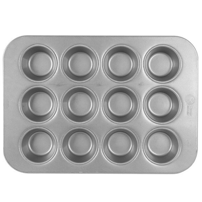 RK Bakeware China-Chicago Metallic Mini Crown Muffin Pan Fda Alumínio bandeja para bolo