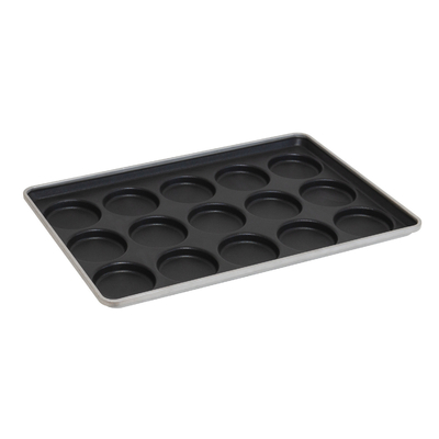 Rk Bakeware China-Silicone Glazed Cupcake Muffin Custard Cake Baking Tray para linhas industriais de cupcake