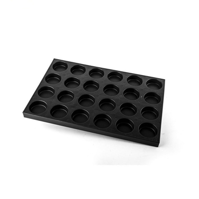 Rk Bakeware China-Silicone Glazed Cupcake Muffin Custard Cake Baking Tray para linhas industriais de cupcake