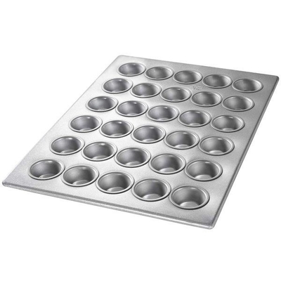 Rk Bakeware China-42754 12 xícaras de aço aluminizado esmaltado Mini Crown Muffin Pan/ Cruffin Pan/ Bandeja Cruffin