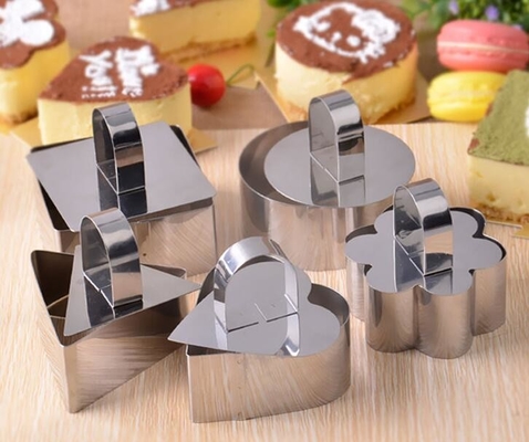 RK Bakeware China Foodservice NSF Mousse de aço inoxidável Anel de bolo Pastelaria Anel de bolo
