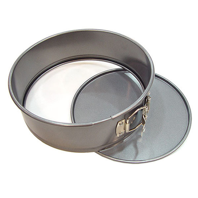 RK Bakeware China Foodservice NSF Tart Quiche Cheese Cake Pan / Springform Baking Pan com cor prateada e preta