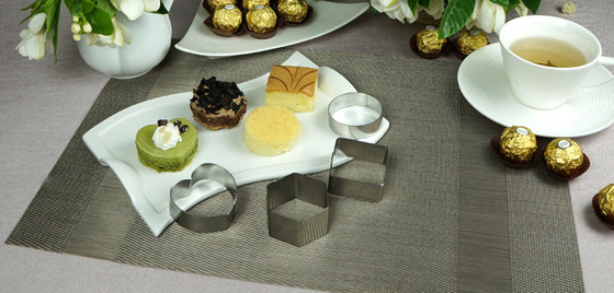 RK Bakeware China Foodservice NSF Moldes de panificação de pão sem costura e anéis de pastelaria de bolo mousse