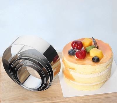 RK Bakeware China Foodservice NSF Moldes ajustáveis de bolo Anel de cozimento pequeno Moldes de panela de bolo