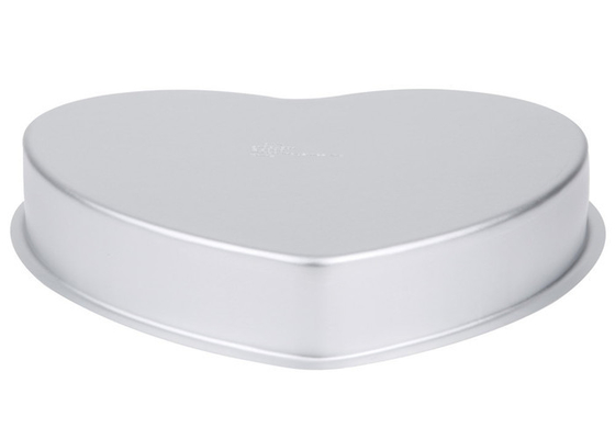 RK Bakeware China Foodservice NSF 142*134*55 Alumínio forma de coração bolo panela de fundo solto