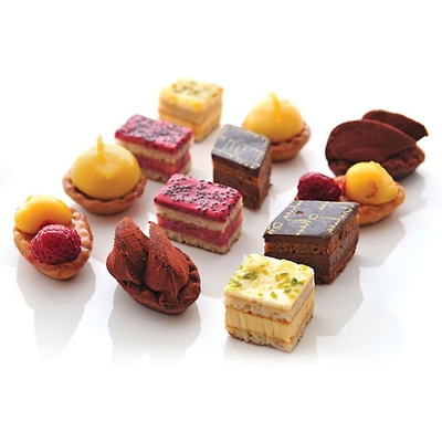 RK Bakeware China Foodservice NSF Nonstick Alumínio Petit Four /Tartlet / Quiche Mold- 50/Set