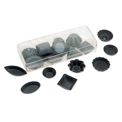 RK Bakeware China Foodservice NSF Nonstick Alumínio Petit Four /Tartlet / Quiche Mold- 50/Set