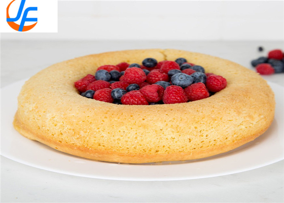 RK Bakeware China Foodservice NSF Moldura de bolo de alumínio bolo de estanho panela de bolo Savarin