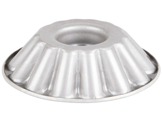 RK Bakeware China Foodservice NSF 40575 5 3/4 &quot; X 2 1/16 &quot; Esfera Moldura de Bolo de Alumínio, Pão de Bolo de Lava de Aço Aluminizado