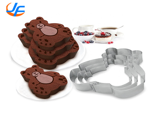 RK Bakeware China Foodservice NSF Moldura de bolo de alumínio, Mousse Mouse Moulding Mousse Anéis de bolo