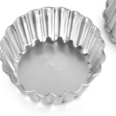 Rk Bakeware China-5 7/8&quot; X 1 1/2&quot; Fluted Non-Stick Deep Tart / Quiche Pan com fundo removível