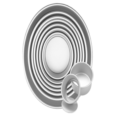 Rk Bakeware China Retângulo redondo Removível Anodizado de Alumínio Mould Cake Cake Pan Cake Tin