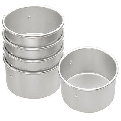 Rk Bakeware China Retângulo redondo Removível Anodizado de Alumínio Mould Cake Cake Pan Cake Tin