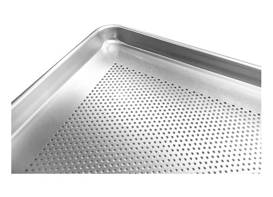 18'*13'*1'' 1,2 mm bandeja de pão de cozinha perfurada de fundo hambúrguer ou hambúrguer ou hot dog pan de cozinha panela de pão de alumínio