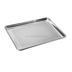 18'*13'*1'' 1,2 mm bandeja de pão de cozinha perfurada de fundo hambúrguer ou hambúrguer ou hot dog pan de cozinha panela de pão de alumínio
