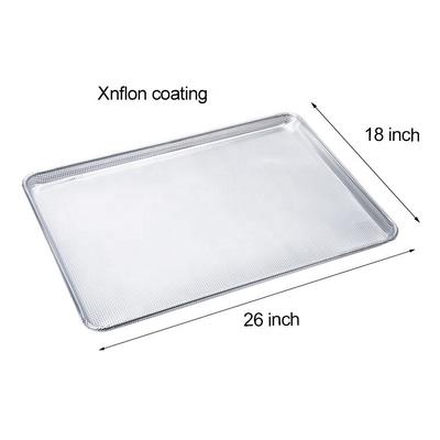 26&quot;*18&quot;*1&quot; bandeja de pão de cozinha com perfuração completa hambúrguer ou hambúrguer ou cachorro quente panela de cozinha de pão de alumínio