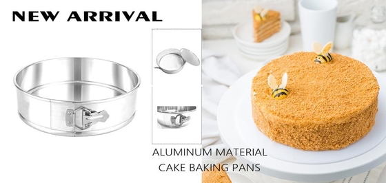 10 polegadas de Alumínio Pan Redondo Bolo Molde Pão Lata Redondo Bolo Lata Bolo Forno Pan Bastão Gateau Ferramentas Gateau