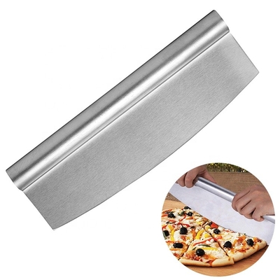 Cortador de pizza premium de 14 polegadas de aço inoxidável 430
