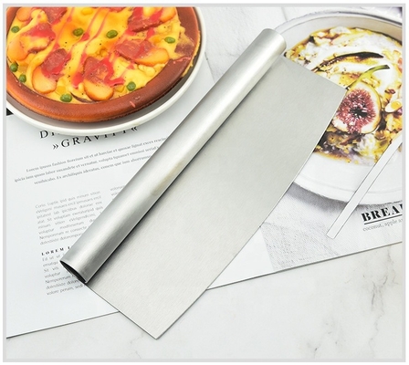 Ferramentas de pizza 8 polegadas Ss 430 Corte de tartes Premium Corte de pizzas de aço inoxidável