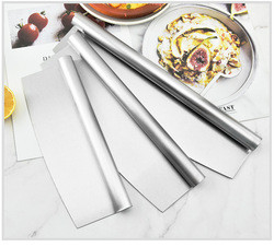 Ferramentas de pizza 8 polegadas Ss 430 Corte de tartes Premium Corte de pizzas de aço inoxidável