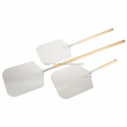 66cm Manilha de madeira Peel de pizza Peel de metal Pega de pizza de alumínio 12 polegadas