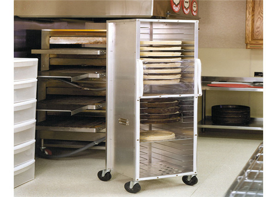 RK Bakeware China 15 bandejas Alumínio Automotive Rolling Pizza Rack Para Pizzaria e Restaurantes