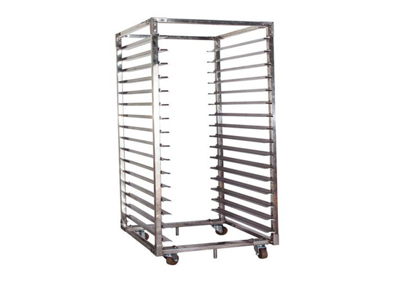 RK Bakeware China Foodservice NSF 15 Tiers Revent Oven Double Rack Stainless Steel Baking Trolley