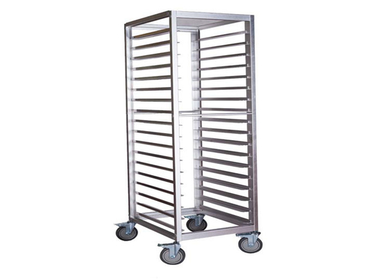 RK Bakeware China 15 bandejas bandeja de cozimento de aço inoxidável carrinho de pão forno de cozimento
