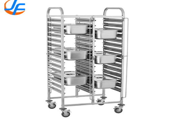 RK Bakeware China Foodservice NSF Custom MIWI Oven Revent Oven Rack Trolley de cozimento de aço inoxidável