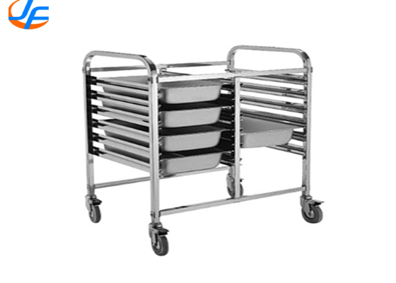 RK Bakeware China Foodservice NSF Custom Flatpack Design Revent Oven Rack Trolley de cozimento de aço inoxidável