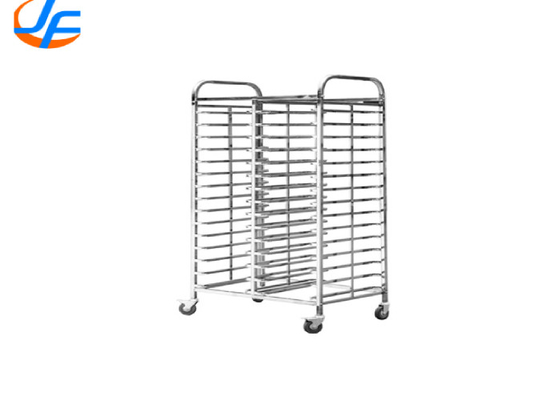 RK Bakeware China Foodservice NSF 800 600 aço inoxidável Commercial bandeja de panificação forno rack carrinho de panificação