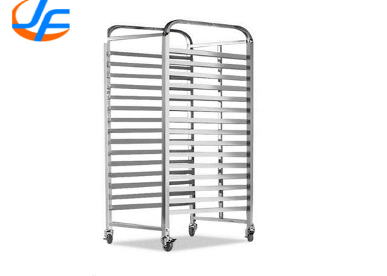 RK Bakeware China Foodservice NSF Carrinho de alimentos móvel de aço inoxidável GN1/1 Pan Tray Trolley Oven Rack