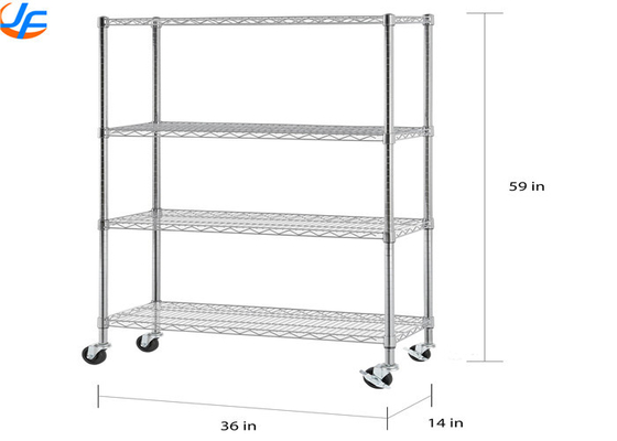 RK Bakeware China Foodservice 2/3/4 Tiers Steel Trolley Service Cart, Distribuição de material de trolley de aço inoxidável