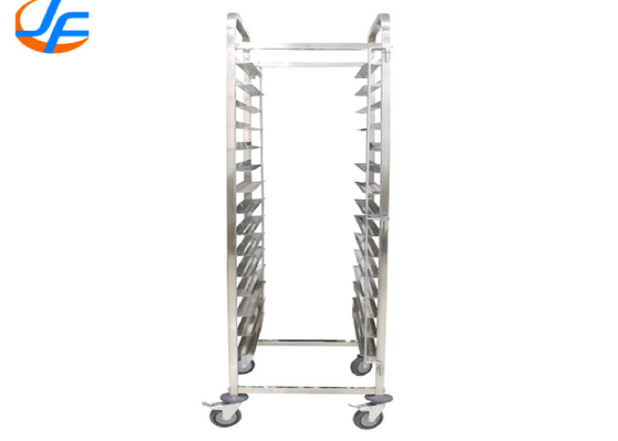 RK Bakeware China- 20 Pan End Load Bun / Sheet Pan Rack de aço inoxidável - montado