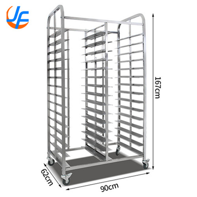 RK Bakeware China-Nesting Commercial Rack Trolley de aço inoxidável / Rack de panificação personalizado para padarias industriais