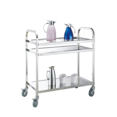 Trolley removível de aço inoxidável de alta qualidade com quatro rodas