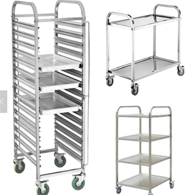 RK Bakeware China Foodservice NSF Restaurante Gn1/1 Padaria Carrinho de alimentos/carrinho móvel de aço inoxidável